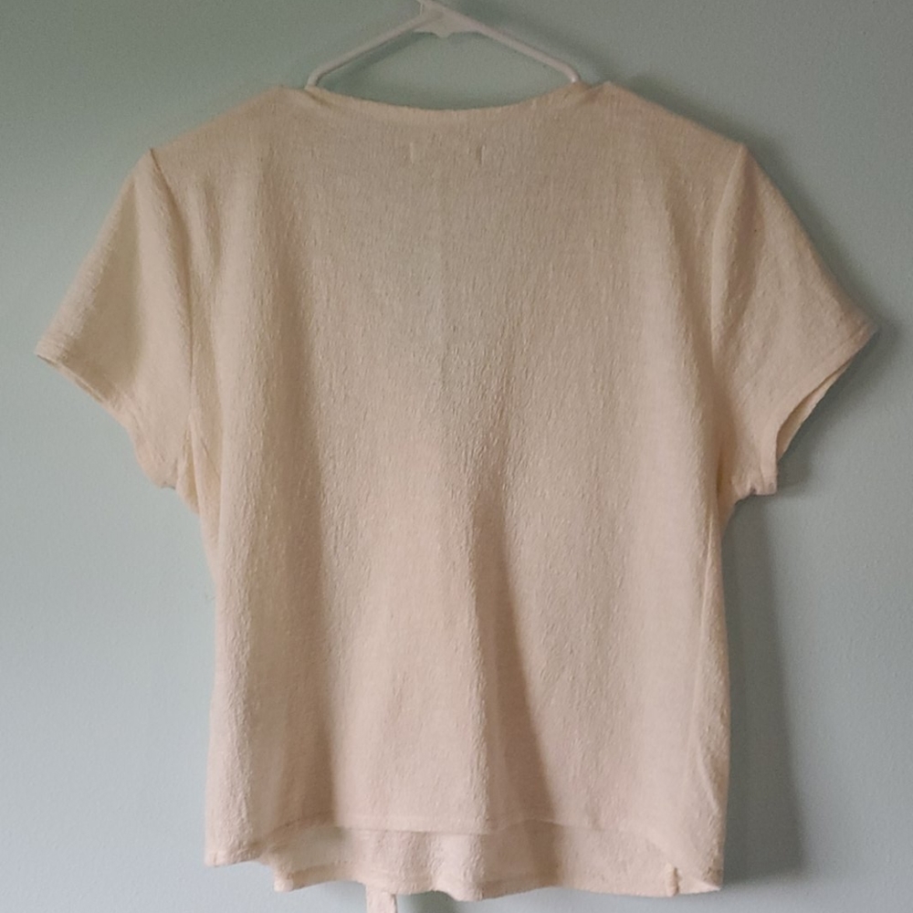 SOLD - Madewell Texture & Thread Ivory Wrap - Picture 3 of 6